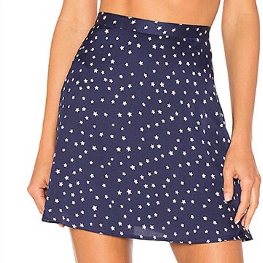 Skater skirt with stars on it